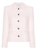 Sequin Checked Tweed Jacket