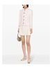 Sequin Checked Tweed Jacket