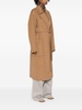 MAX MARA SPORTMAX Elegant Navy Blue Belted Jacket with Raffia & Leather Accents