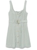 BELTED MINI DRESS
