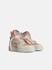 Off-White '3 Off Court' Leather Blend Sneakers Nude Women