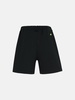 'RUGBY' BLACK COTTON BERMUDA SHORTS