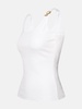 WHITE COTTON TANK TOP