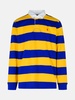 'RUGBY' YELLOW COTTON POLO SHIRT