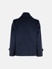 'LAVENO' BLUE WOOL BLEND COAT