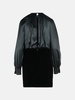 'ZARELIA' BLACK SILK DRESS
