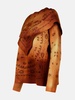 'HUES' BROWN VIRGIN WOOL SWEATER