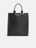 Jil Sander 'Tote' Black Leather Crossbody Bag Women