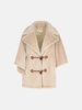 'GEORGE1' BEIGE ALPACA BLEND CAPE