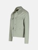 LIGHT BLUE COTTON BLEND JACKET
