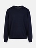 'MATT' NAVY WOOL SWEATER