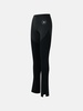 'YOGA' BLACK POLYESTER BLEND LEGGINGS