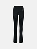 'YOGA' BLACK POLYESTER BLEND LEGGINGS