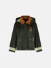 'ERMA' GREEN WAXED COTTON JACKET