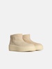 Hogan 'H645' Cream Leather Ankle Boots