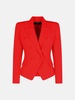 RED VISCOSE BLAZER