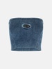 'CLARCKVILLEX' BLUE COTTON BLEND TOP