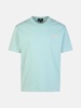 'BOXY' MUSK GREEN COTTON T-SHIRT