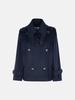 'LAVENO' BLUE WOOL BLEND COAT