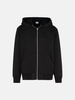 'LENS' BLACK COTTON SWEATSHIRT