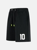 'RUGBY' BLACK COTTON BERMUDA SHORTS