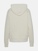 WHITE COTTON SWEATSHIRT