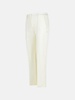 ETNA' WHITE COTTON PANTS