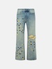 'FLARE' LIGHT BLUE DENIM JEANS