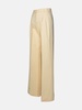 'NATHALIE' IVORY WOOL BLEND TROUSERS