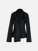 'FOULARD' BLACK SILK SHIRT