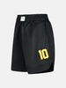 BLACK POLYAMIDE BERMUDA SHORTS