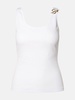 WHITE COTTON TANK TOP