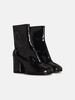 Maison Margiela Black Leather Ankle Boots
