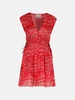 'ANAWA' RED VISCOSE DRESS