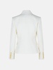 WHITE VIRGIN WOOL BLAZER