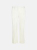 ETNA' WHITE COTTON PANTS