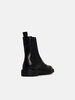 Tod's Black Leather Blend Ankle Boots Women