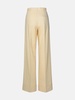 'NATHALIE' IVORY WOOL BLEND TROUSERS