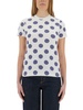 Moschino Women "Ballpoint Pen Polka Dots" T-Shirt