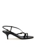 Miu Miu Women Patent Leather Sandals With Buckles