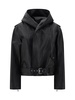 Alaïa Women Hooded Leather Jacket