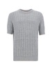 Brunello Cucinelli Men Ribbed T-Shirt