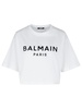 Balmain White Cotton Top Women