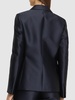 Mikado single breast blazer