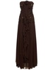 LVR Exclusive silk georgette long dress