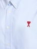 Cotton poplin logo shirt