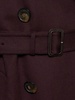 Wool long trench coat