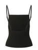 Rib knit viscose tank top