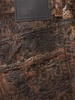 Monogram coated denim jeans
