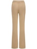 Jersey & lurex high rise pants